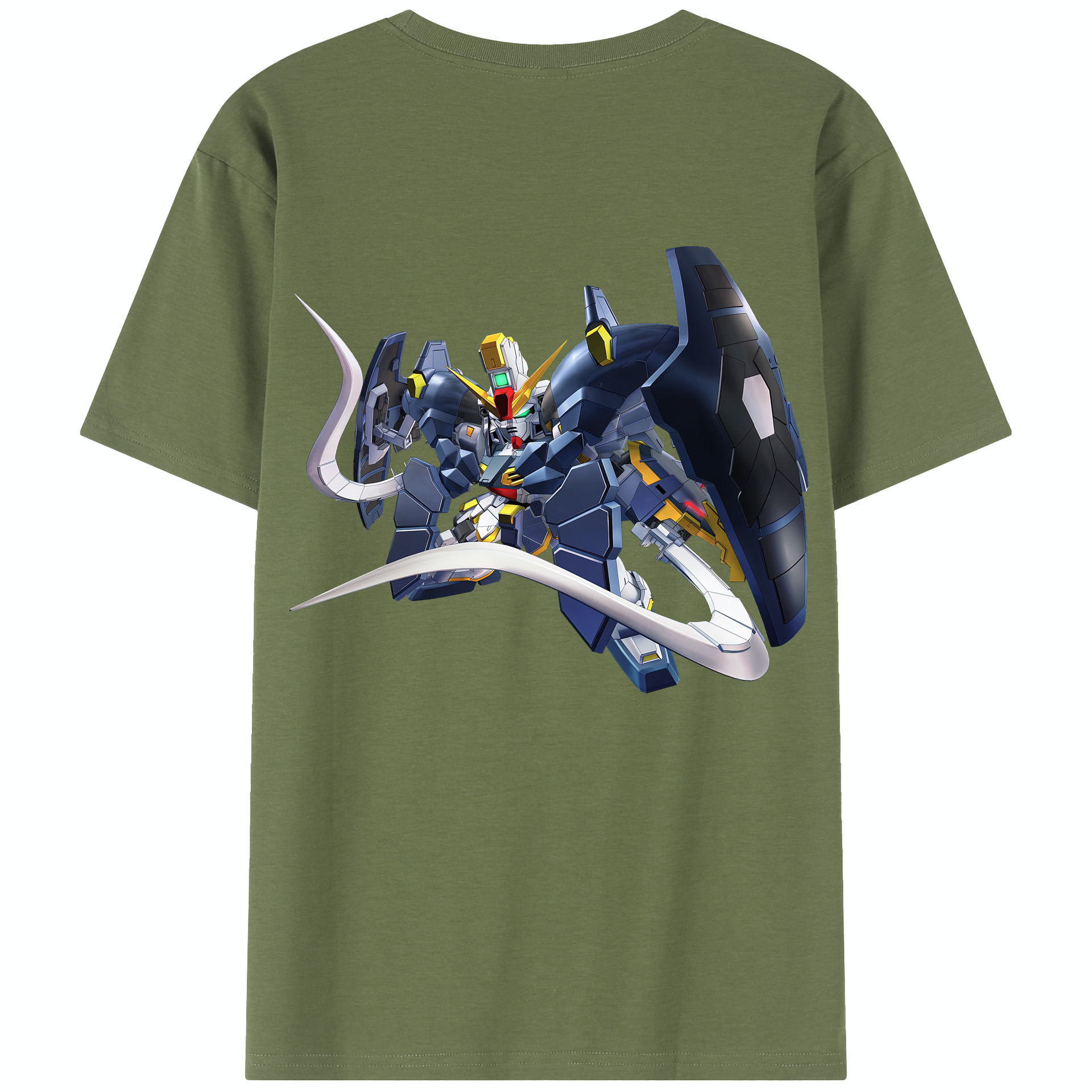 （画像用） 機動戦士ガンダム Mobile Suit Gundam 綿100％半袖Tシャツ（背面プリント）